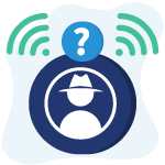 Online anonymity icon
