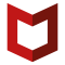 Small logo, McAfee