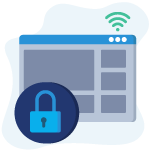 Secure browser icon
