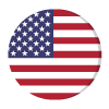 USA circle flag